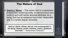 Theology Proper Intensive