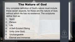 Theology Proper Intensive
