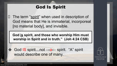 Theology Proper Intensive