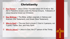 Christianity, Cults & Religion