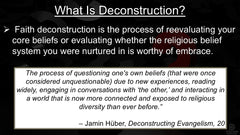 What’s Going On? (Deconstruction)