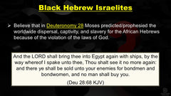 What’s Going On? (Black Religious Identity Cults)