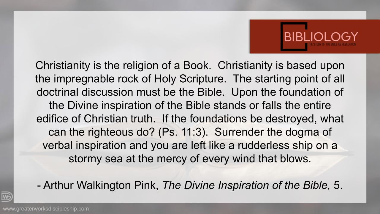 Bibliology Master