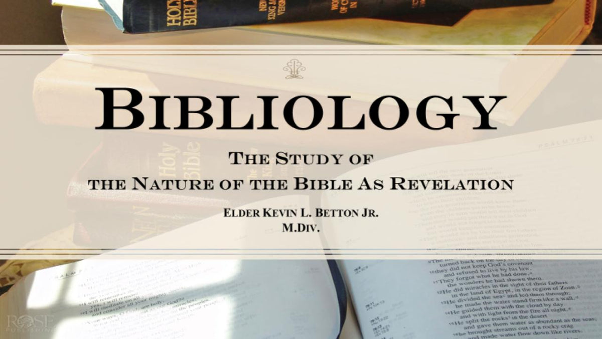 Bibliology Intensive