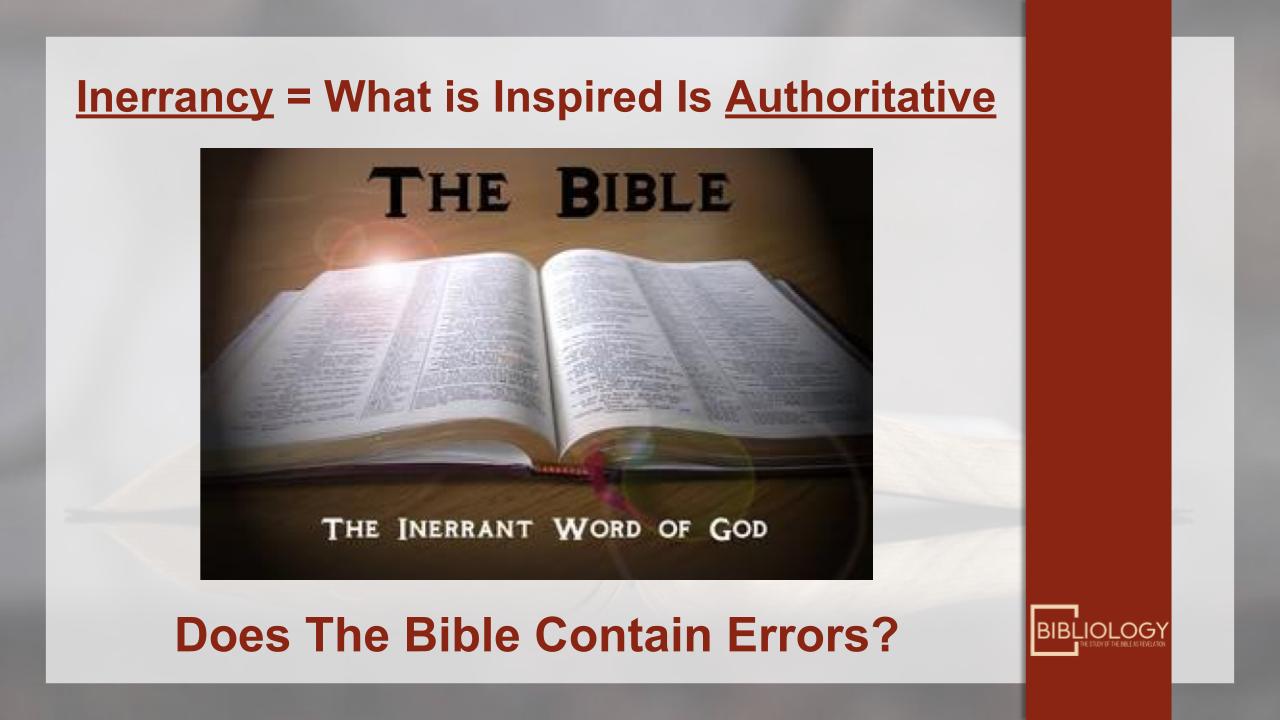 Bibliology