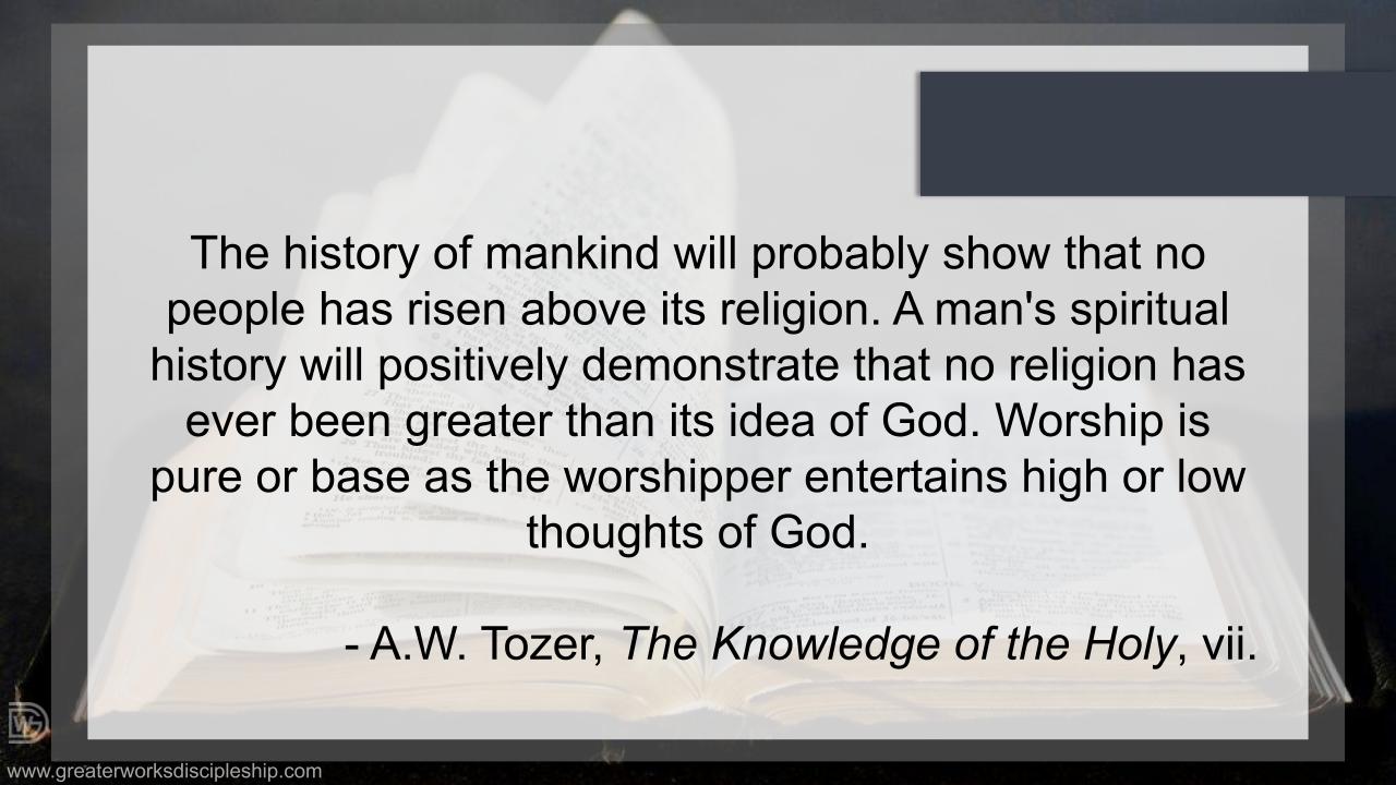 Theology Proper Intensive