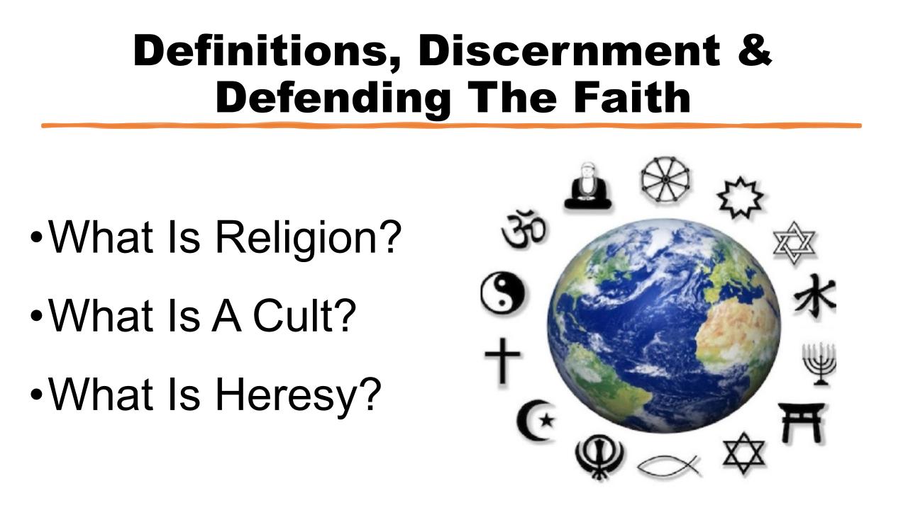 Christianity, Cults & Religion