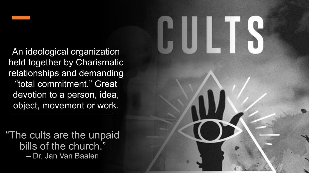 Christianity, Cults & Religion