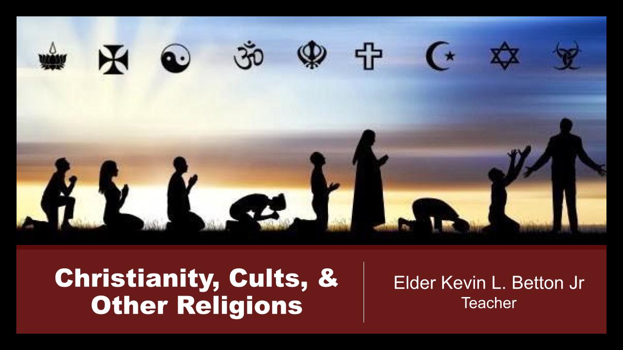 Christianity, Cults & Religion