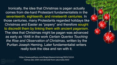 Debunking The Pagan Roots of Christmas