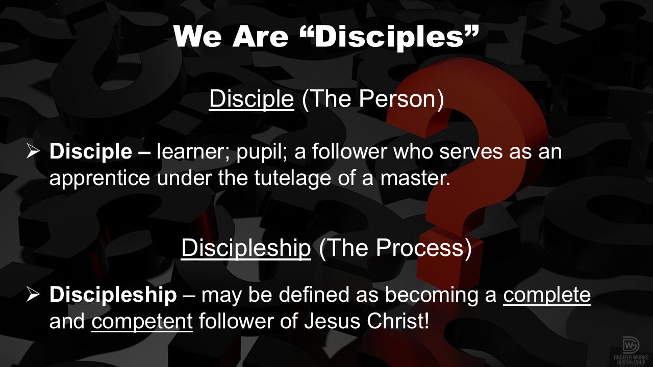 What’s Going On? (Discipleship)