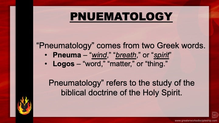 Pneumatology Intensive