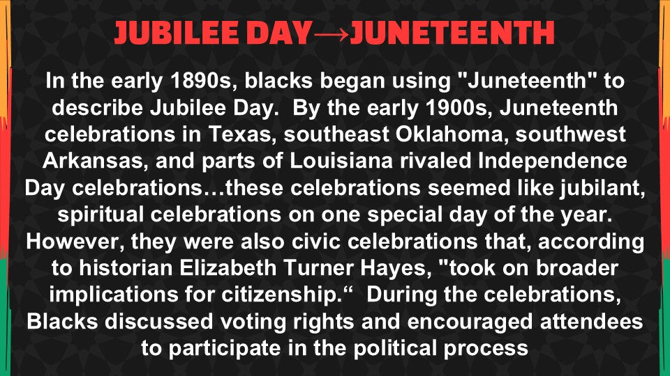 Juneteenth: Faith, Freedom and Forward Movement