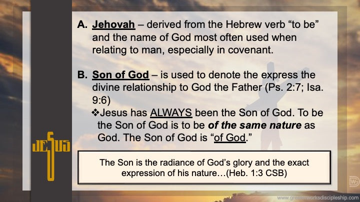 Christology Intensive