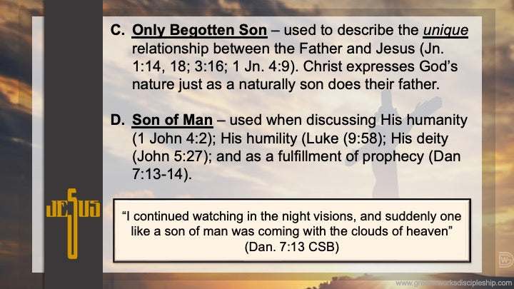 Christology Intensive