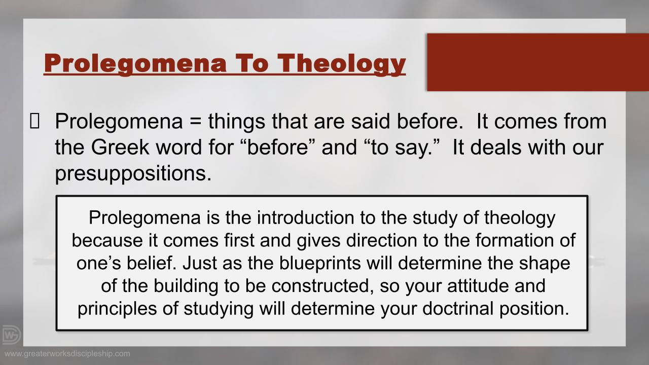 Systematic Theology